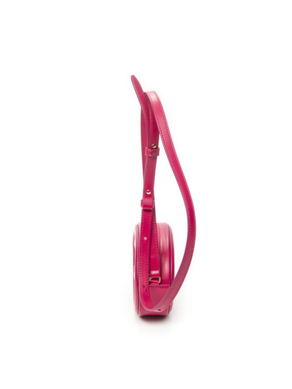 Celine Triomphe Oval Crossbody Fuchsia Pink Calfskin Leather - Picture 4 of 10